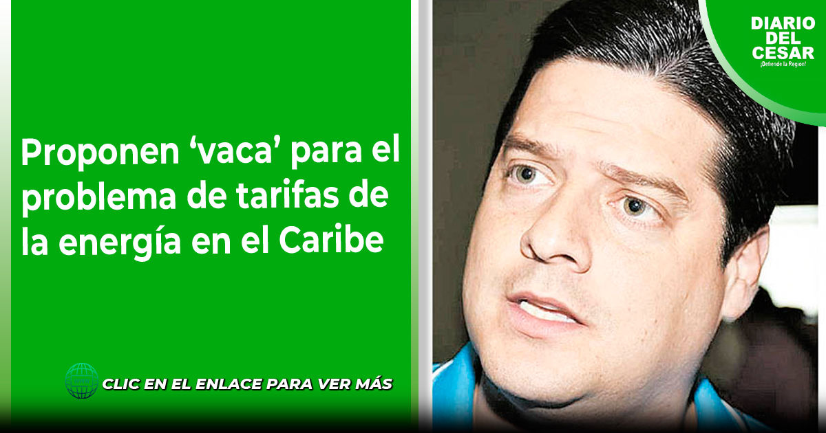 Proponen ‘vaca’ para el problema de tarifas de la energía en el Caribe